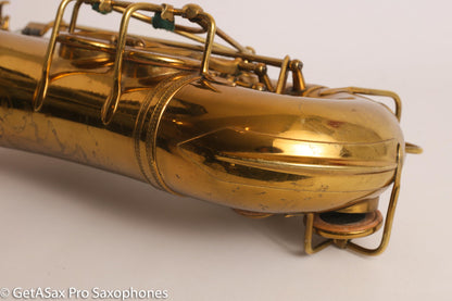 Selmer Radio Improved Alto Original Lacquer Fresh Overhaul Excellent Player! 19276