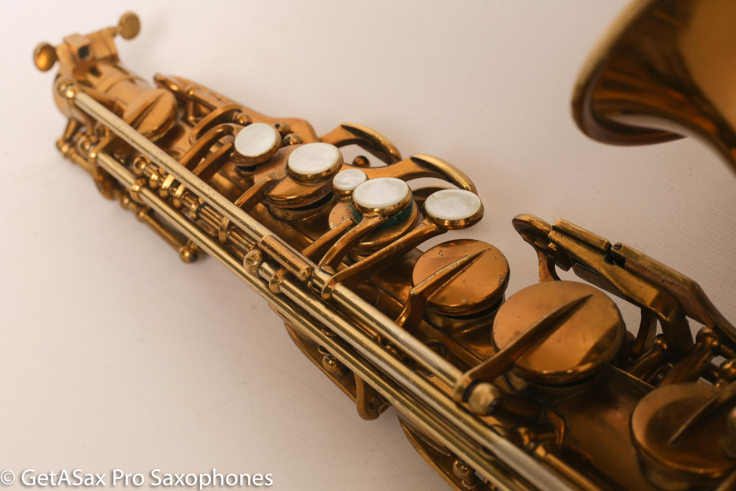 Selmer Radio Improved Alto Original Lacquer Fresh Overhaul Excellent Player! 19276