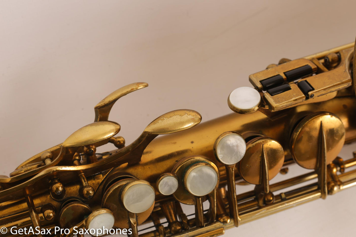 Selmer Radio Improved Alto Original Lacquer Fresh Overhaul Excellent Player! 19276