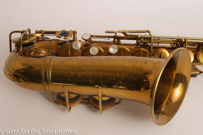 Selmer Radio Improved Alto Original Lacquer Fresh Overhaul Excellent Player! 19276