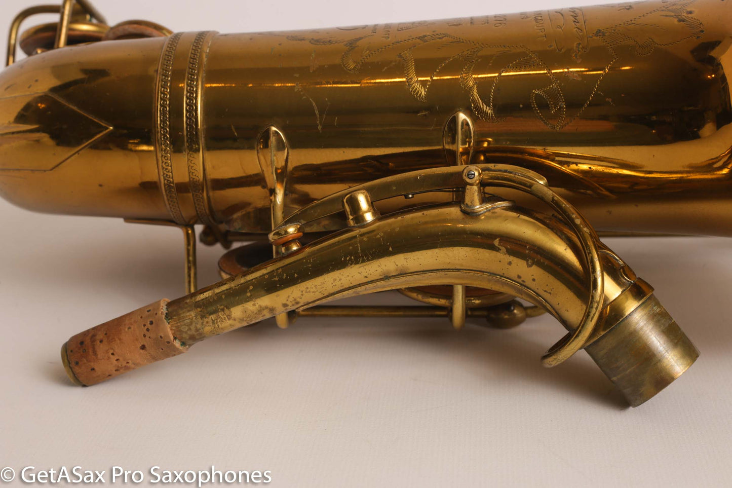 Selmer Radio Improved Alto Original Lacquer Fresh Overhaul Excellent Player! 19276