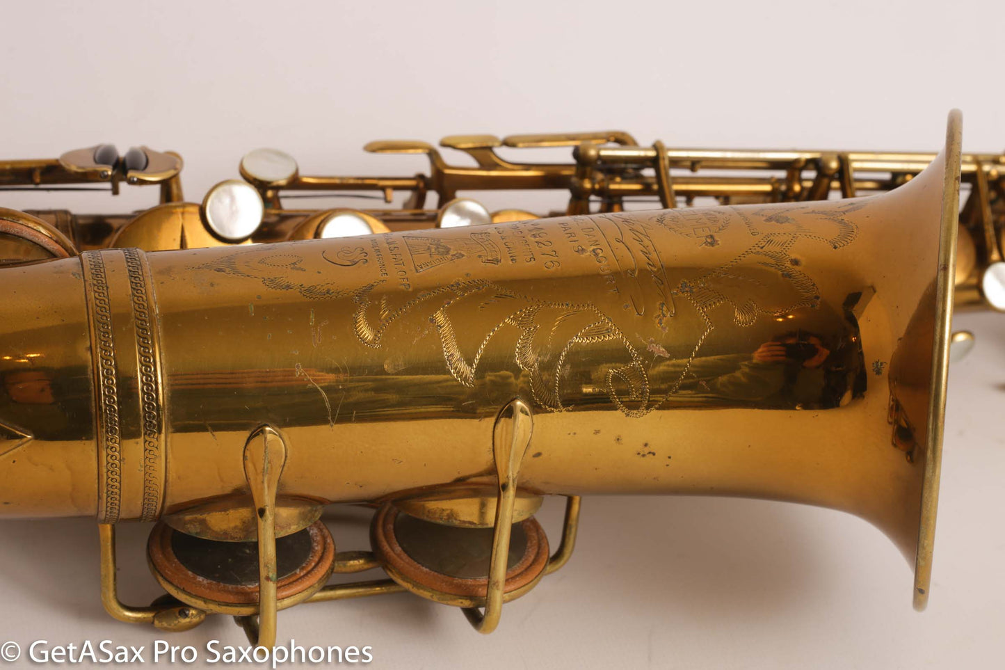 Selmer Radio Improved Alto Original Lacquer Fresh Overhaul Excellent Player! 19276