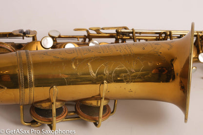 Selmer Radio Improved Alto Original Lacquer Fresh Overhaul Excellent Player! 19276