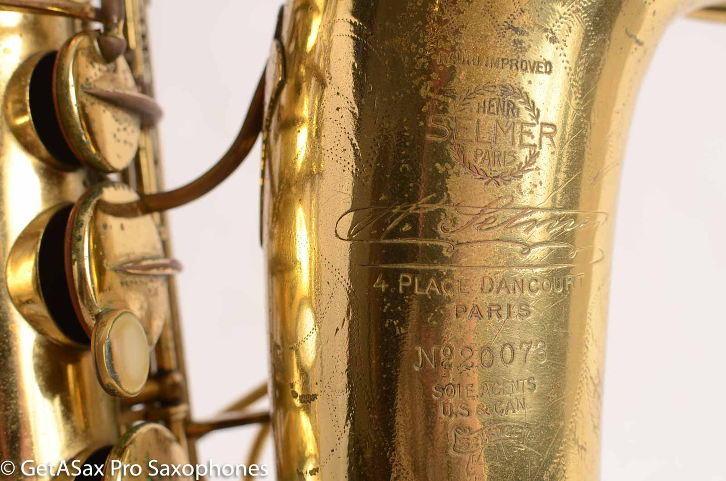 Selmer Radio Improved Alto Saxophone Relacquered Priced LOW 20073