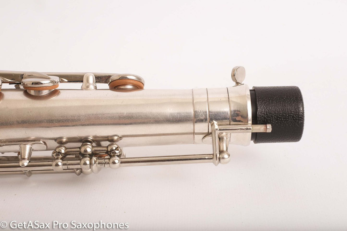 Selmer Radio Improved Tenor Saxophone Original Silver Plate Excellent Condition Fresh Overhaul