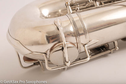 Selmer Radio Improved Tenor Original Silver Plate Overhauled Excellent!