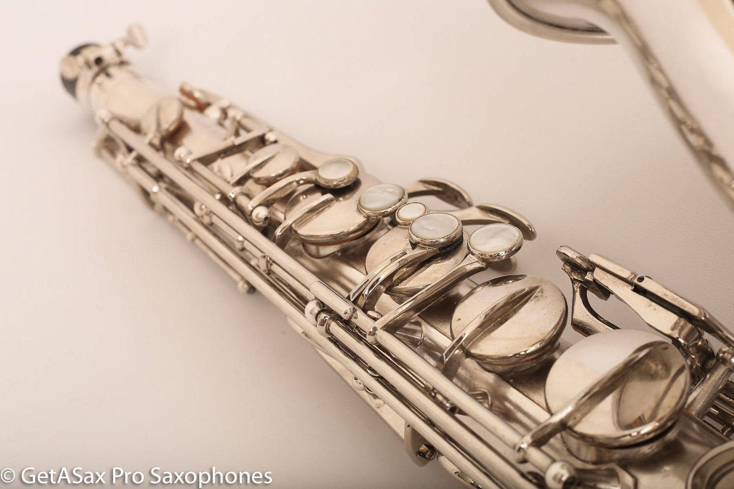 Selmer Radio Improved Tenor Saxophone Original Silver Plate Excellent Condition Fresh Overhaul