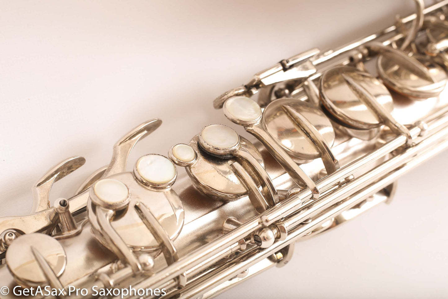 Selmer Radio Improved Tenor Saxophone Original Silver Plate Excellent Condition Fresh Overhaul