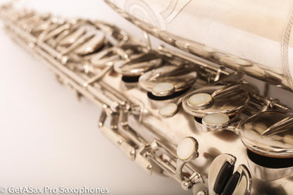 Selmer Radio Improved Tenor Saxophone Original Silver Plate Excellent Condition Fresh Overhaul