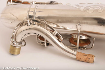 Selmer Radio Improved Tenor Original Silver Plate Overhauled Excellent!