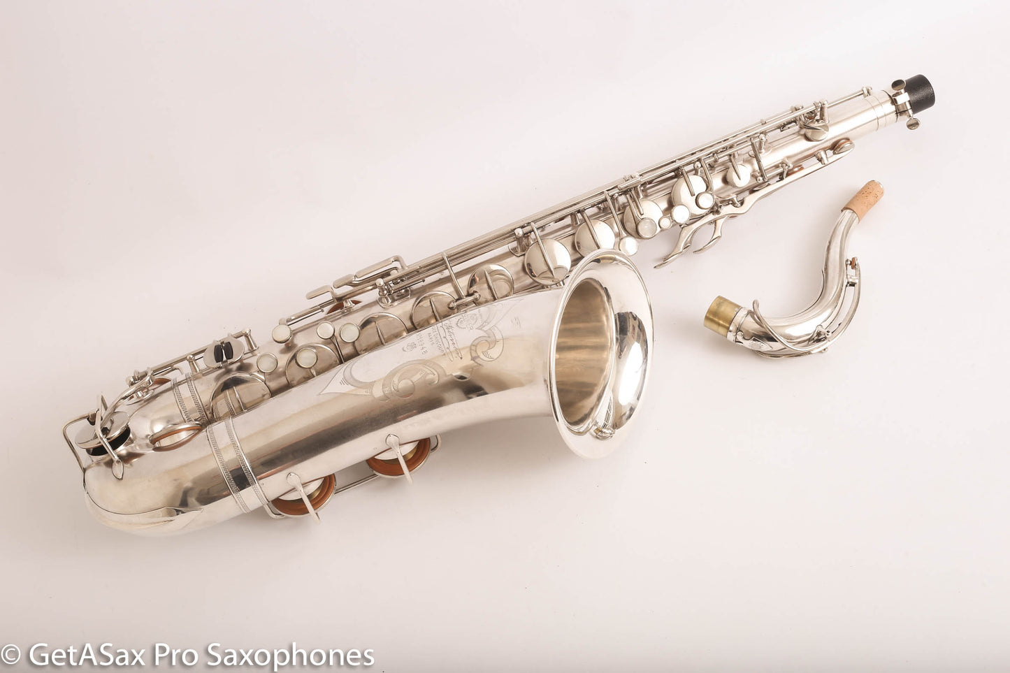 Selmer Radio Improved Tenor Original Silver Plate Overhauled Excellent!