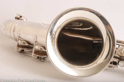 Selmer Radio Improved Tenor Original Silver Plate Overhauled Excellent!