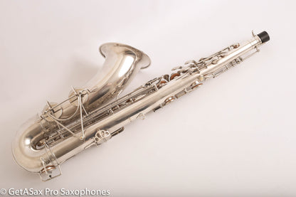 Selmer Radio Improved Tenor Original Silver Plate Overhauled Excellent!