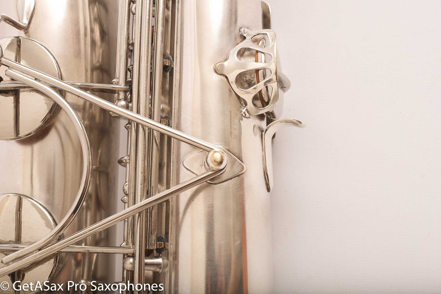 Selmer Radio Improved Tenor Saxophone Original Silver Plate Excellent Condition Fresh Overhaul