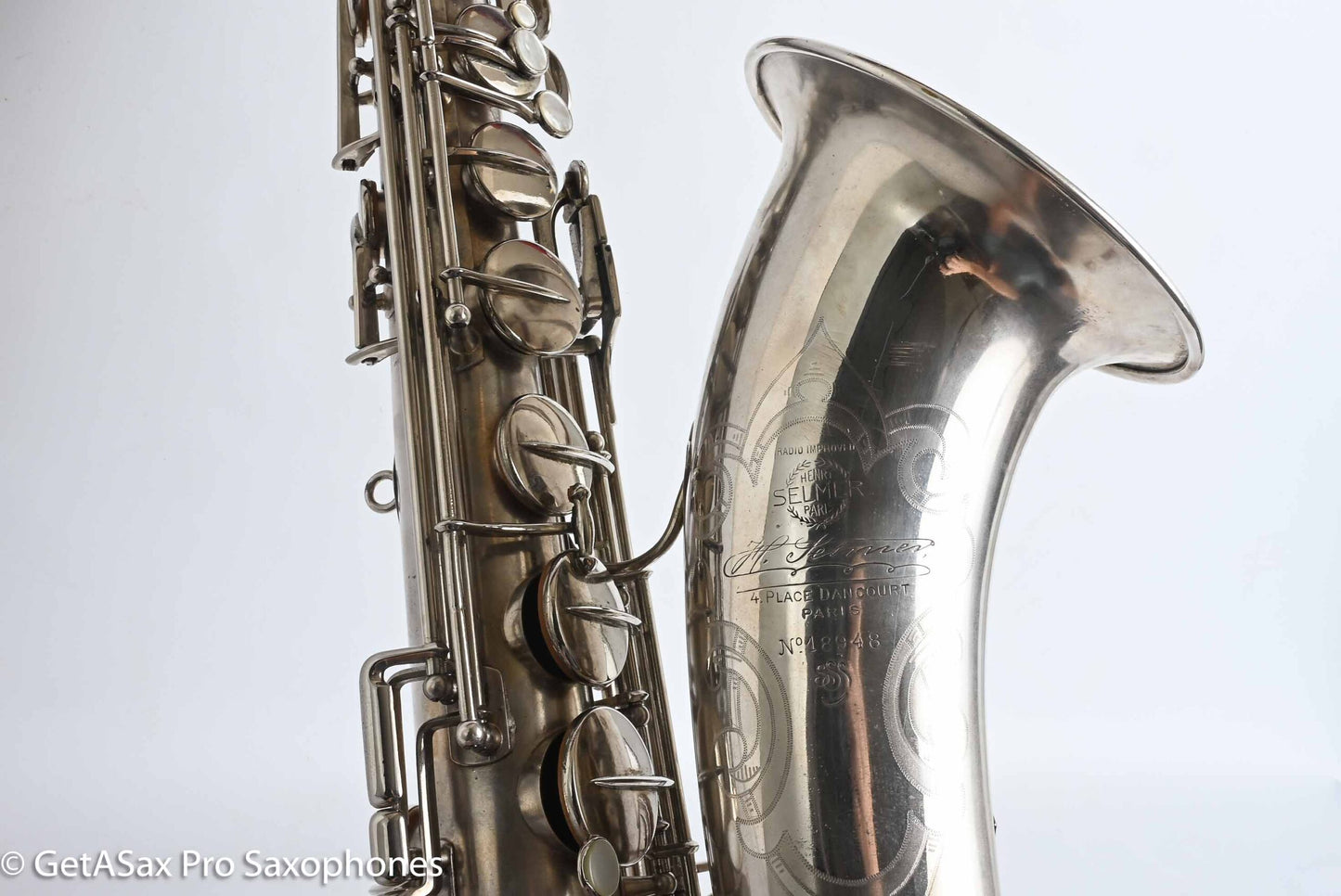 Selmer Radio Improved Tenor 1934 Original Silver Overhauled Exceptional! 18948