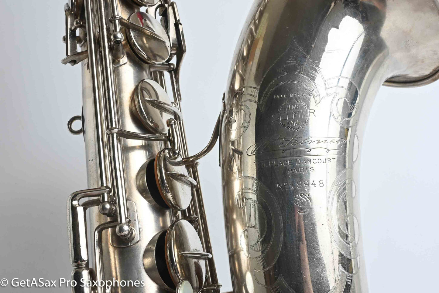 Selmer Radio Improved Tenor 1934 Original Silver Overhauled Exceptional! 18948