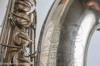 Selmer Radio Improved Tenor 1934 Original Silver Overhauled Exceptional! 18948