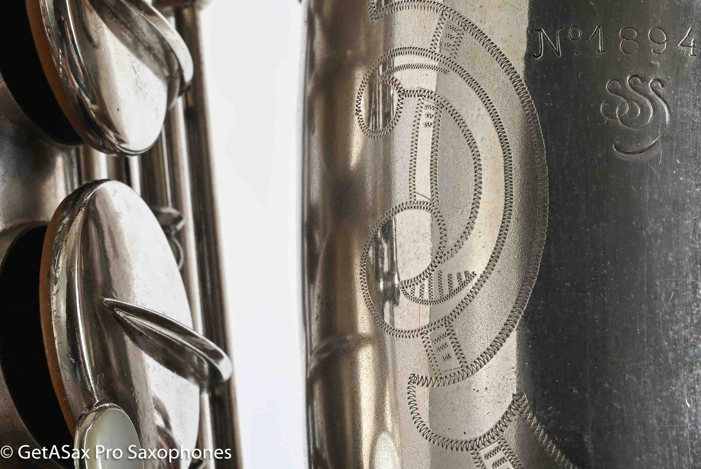 Selmer Radio Improved Tenor 1934 Original Silver Overhauled Exceptional! 18948