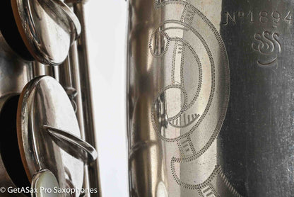 Selmer Radio Improved Tenor 1934 Original Silver Overhauled Exceptional! 18948