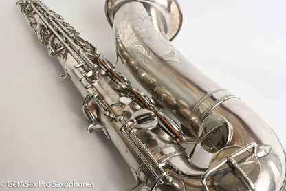 Selmer Radio Improved Tenor 1934 Original Silver Overhauled Exceptional! 18948