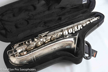 Selmer Radio Improved Tenor 1934 Original Silver Overhauled Exceptional! 18948