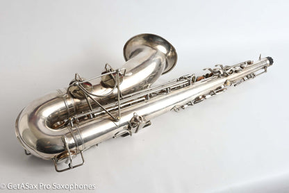 Selmer Radio Improved Tenor 1934 Original Silver Overhauled Exceptional! 18948