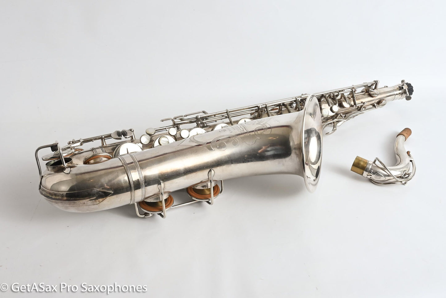 Selmer Radio Improved Tenor 1934 Original Silver Overhauled Exceptional! 18948