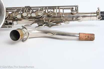 Selmer Radio Improved Tenor 1934 Original Silver Overhauled Exceptional! 18948