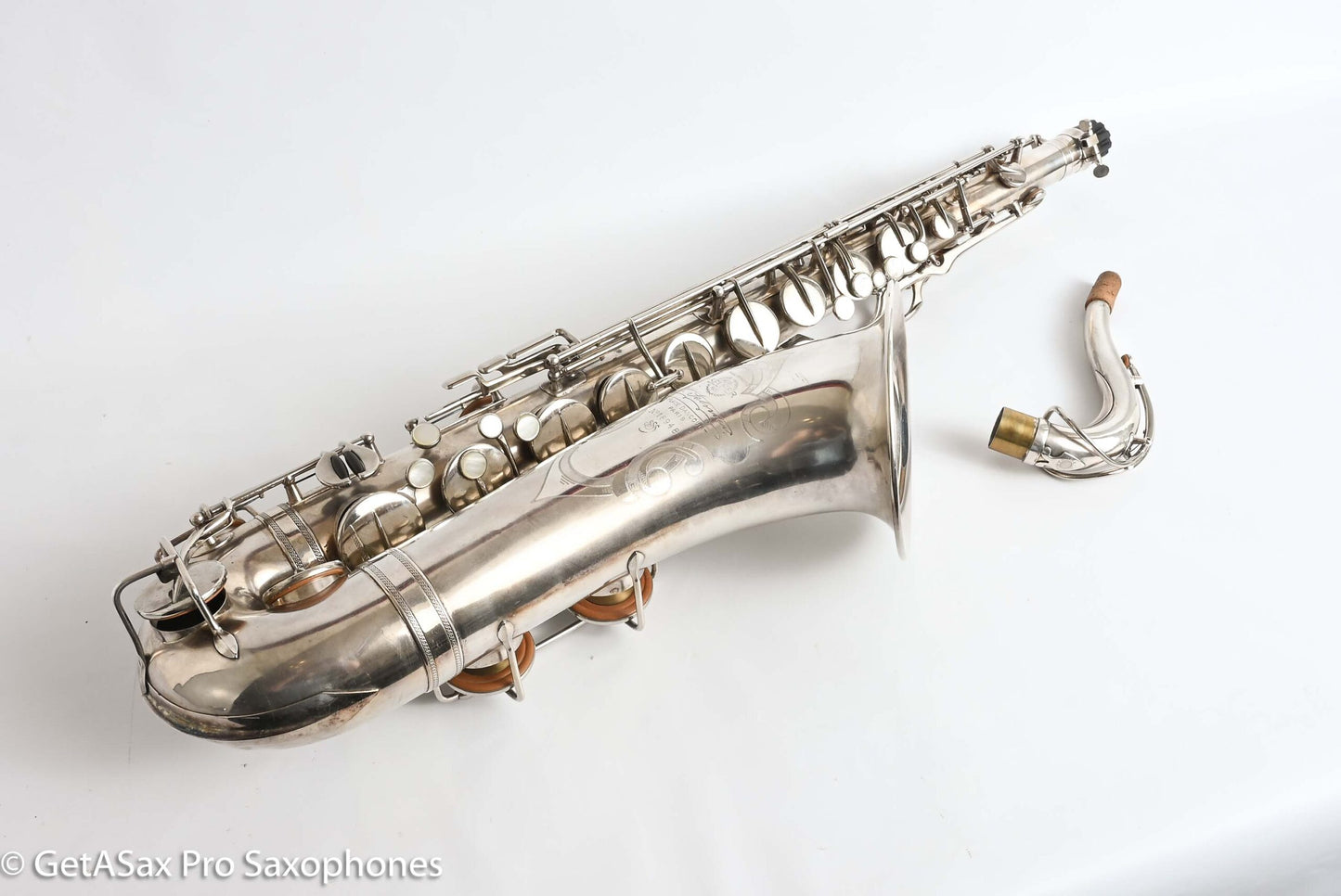 Selmer Radio Improved Tenor 1934 Original Silver Overhauled Exceptional! 18948