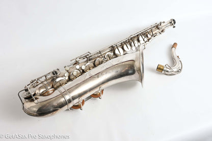 Selmer Radio Improved Tenor 1934 Original Silver Overhauled Exceptional! 18948