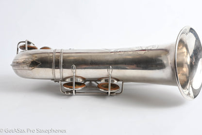 Selmer Radio Improved Tenor 1934 Original Silver Overhauled Exceptional! 18948