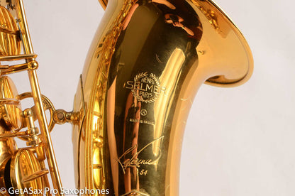 Selmer Reference 54 Tenor Dragonbird Gold Lacquer Plays Great 748525