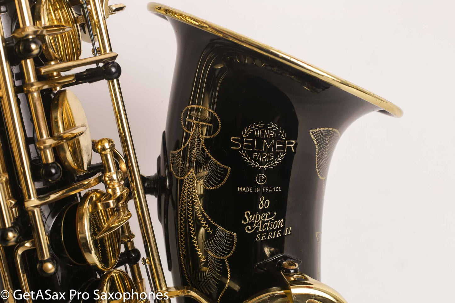 Selmer Super Action 80 Series II Alto Black Lacquer Overhauled Better than New 533234