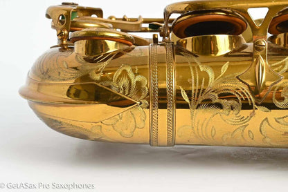 Selmer SBA Alto 1949 American Engraved Original Lacquer Amazing Condition! 37600