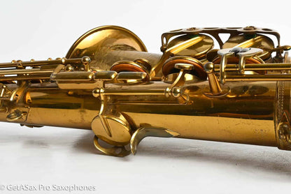 Selmer SBA Alto 1949 American Engraved Original Lacquer Amazing Condition! 37600