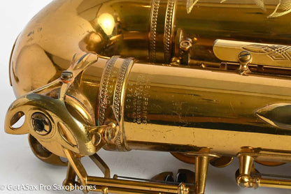 Selmer SBA Alto 1949 American Engraved Original Lacquer Amazing Condition! 37600