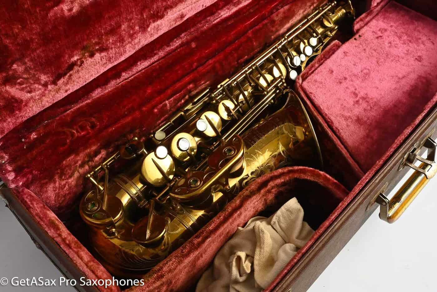 Selmer SBA Alto 1949 American Engraved Original Lacquer Amazing Condition! 37600