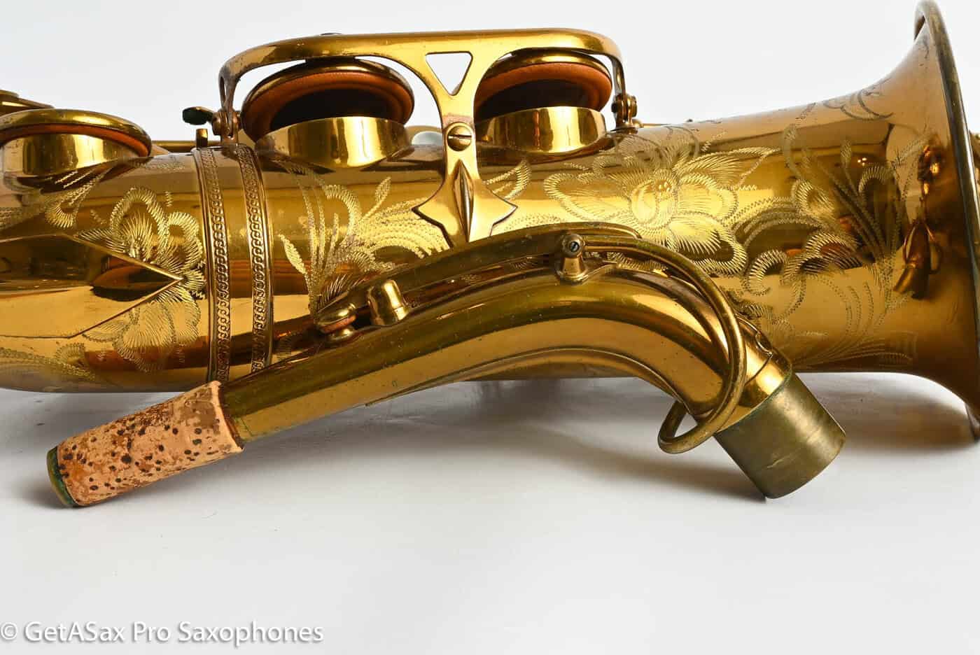 Selmer SBA Alto 1949 American Engraved Original Lacquer Amazing Condition! 37600