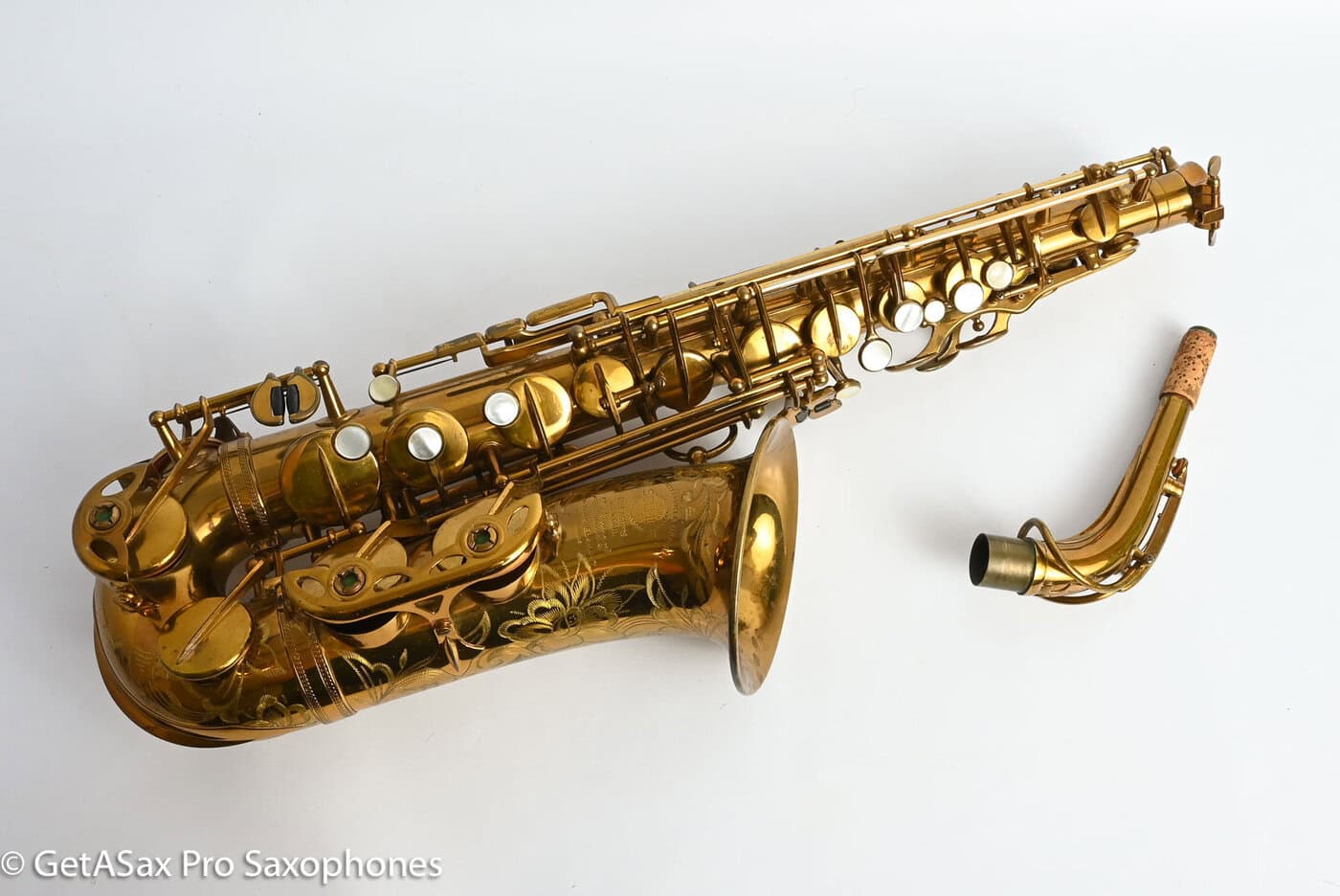 Selmer SBA Alto 1949 American Engraved Original Lacquer Amazing Condition! 37600