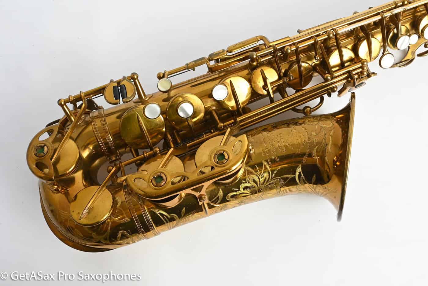 Selmer SBA Alto 1949 American Engraved Original Lacquer Amazing Condition! 37600