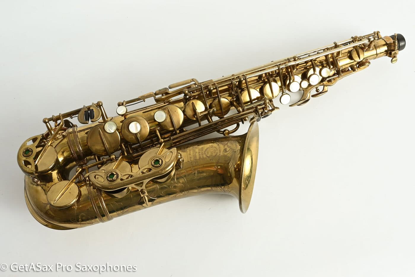 Selmer SBA Alto 1949 American Engraved Factory Relacquer Good Pads 37819