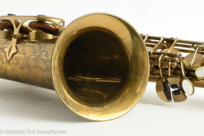 Selmer SBA Alto 1949 American Engraved Factory Relacquer Good Pads 37819