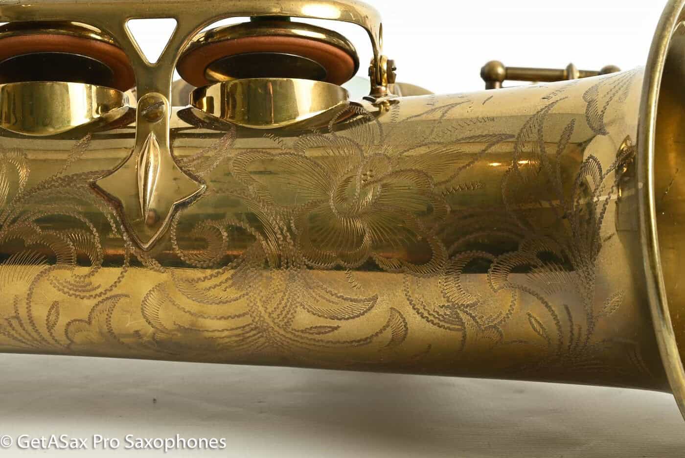 Selmer SBA Alto 1949 American Engraved Factory Relacquer Good Pads 37819