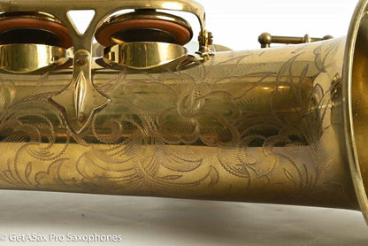 Selmer SBA Alto 1949 American Engraved Factory Relacquer Good Pads 37819