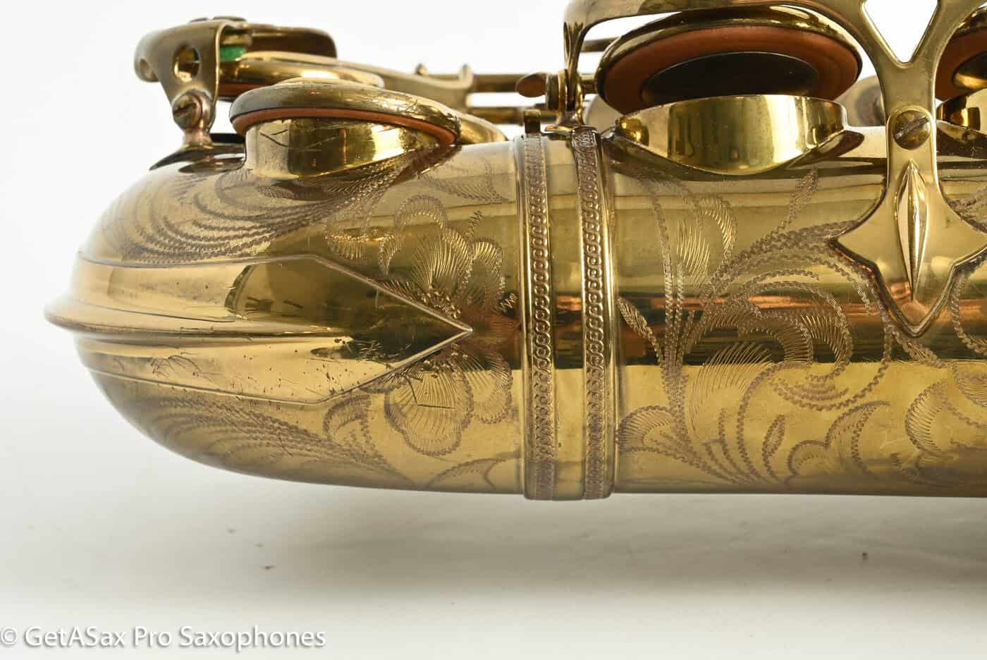 Selmer SBA Alto 1949 American Engraved Factory Relacquer Good Pads 37819