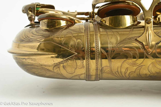 Selmer SBA Alto 1949 American Engraved Factory Relacquer Good Pads 37819