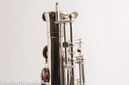 Selmer SBA Alto Orig Silver Plate Fresh Overhaul! 38147