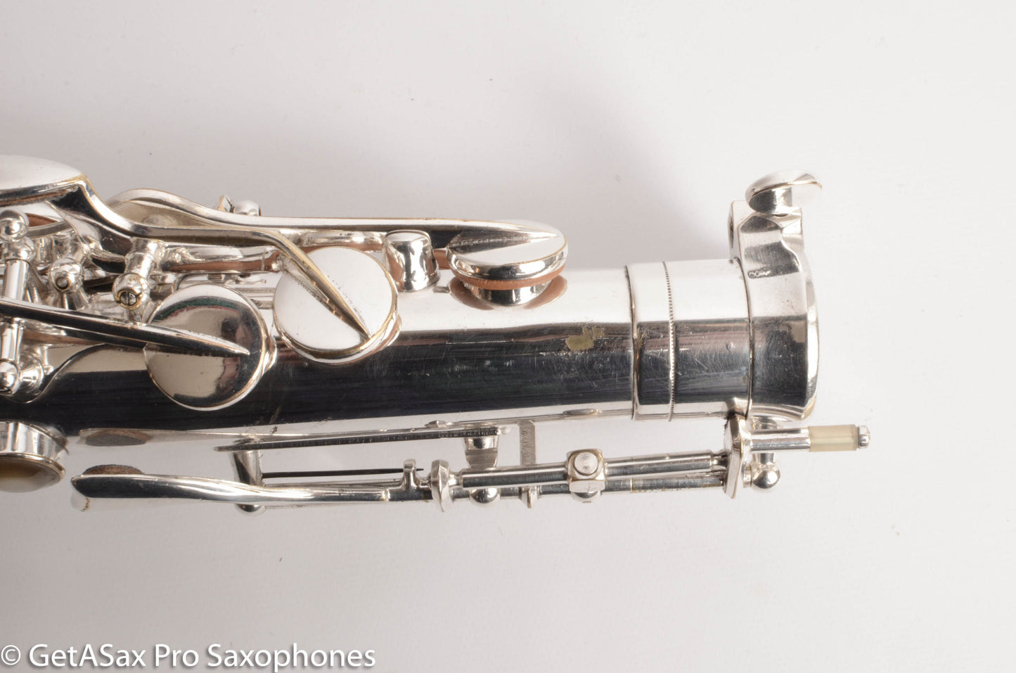 Selmer SBA Alto Orig Silver Plate Fresh Overhaul! 38147