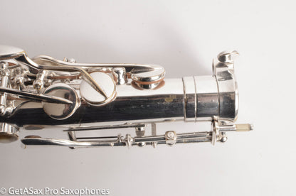 Selmer SBA Alto Orig Silver Plate Fresh Overhaul! 38147