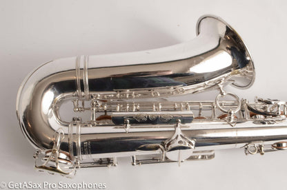 Selmer SBA Alto Orig Silver Plate Fresh Overhaul! 38147